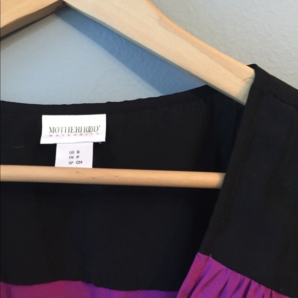 Beautiful purple maternity tunic - Picture 3 of 3